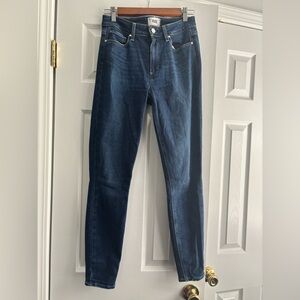 PAIGE Dark Blue Straight Jeans